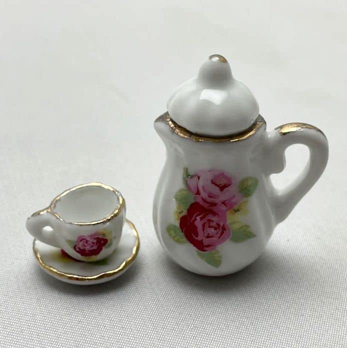 全12種セット ミニチュア茶器セット 英国シリーズ 英国薔薇シリーズ